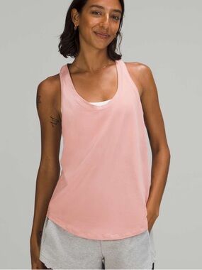 Lululemon Women’s Pink  Love Tank Size 6 Cotton Racerback Athleisure
